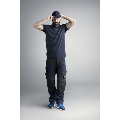 2715 Polo AllroundWork Gris acero / Negro